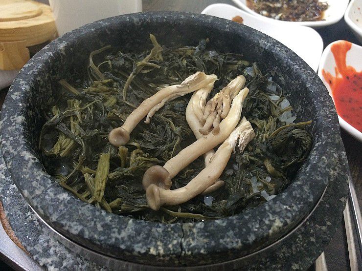 향긋한 곤드레나물밥 